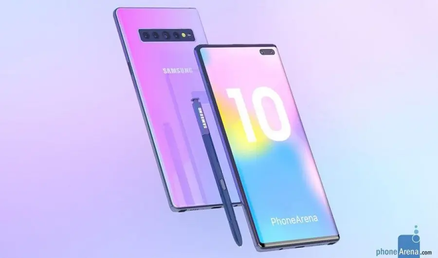 Spuntano le probabili cinque colorazioni di Samsung Galaxy Note 10